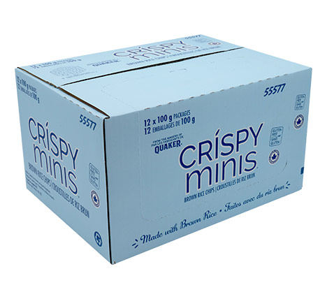 crispy minis packaging