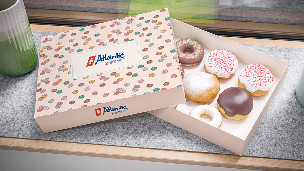 packaging for doughnuts