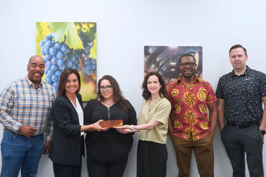 Atlantic Packaging Product PrintReleaf Award Receiving from DCM