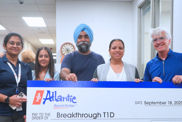 Cheque presentation T1D