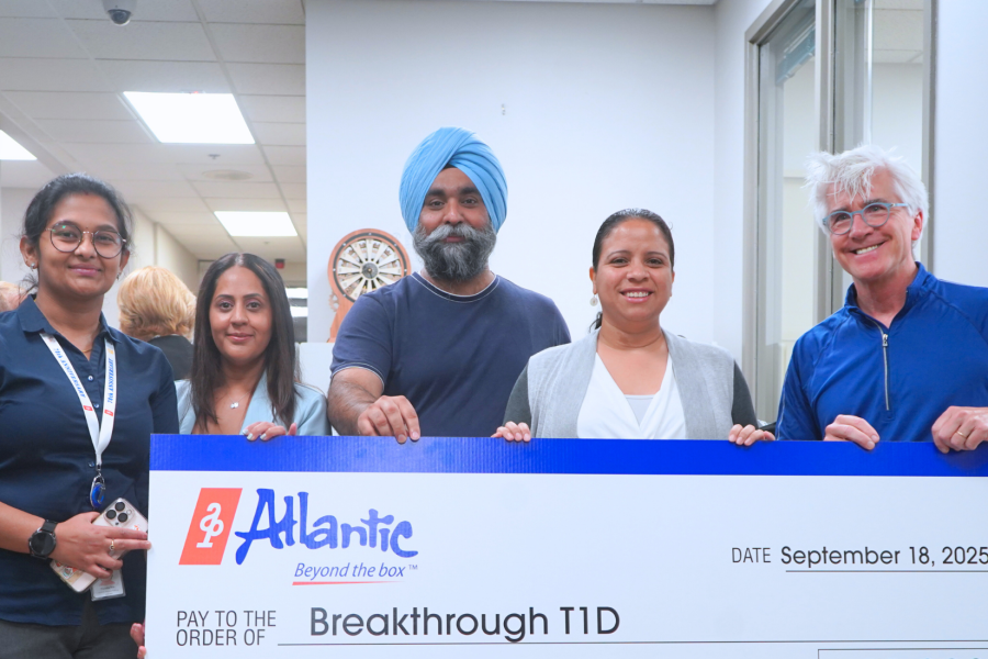 Cheque presentation T1D