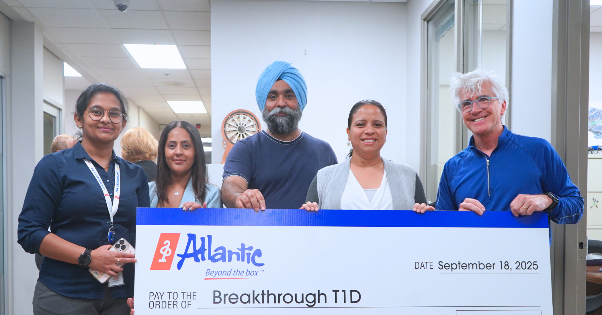 Cheque presentation T1D