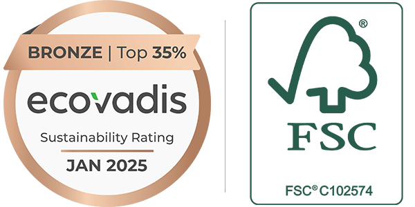 EcoVadis bronze medal fsc logo 2